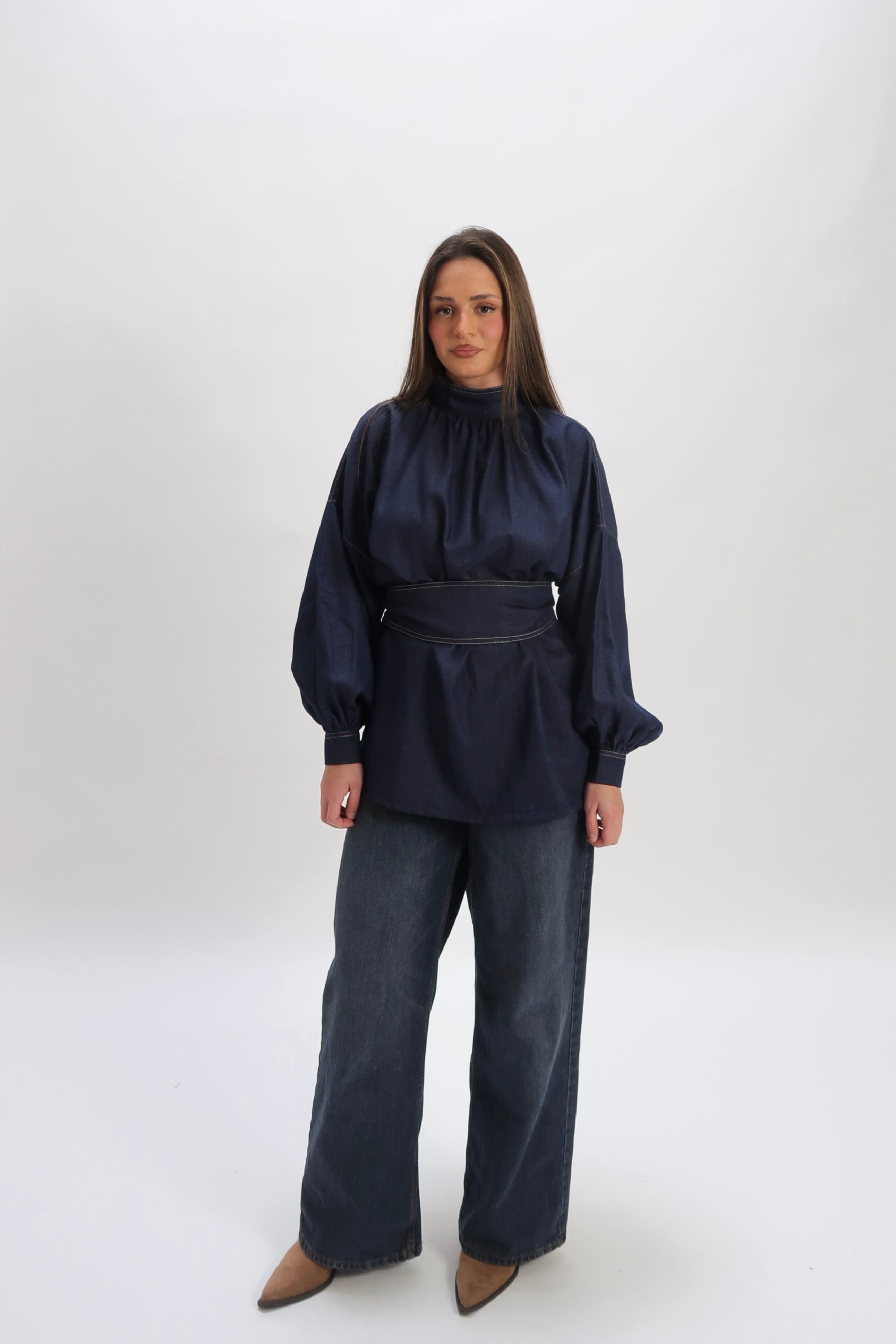 Denim Bluse