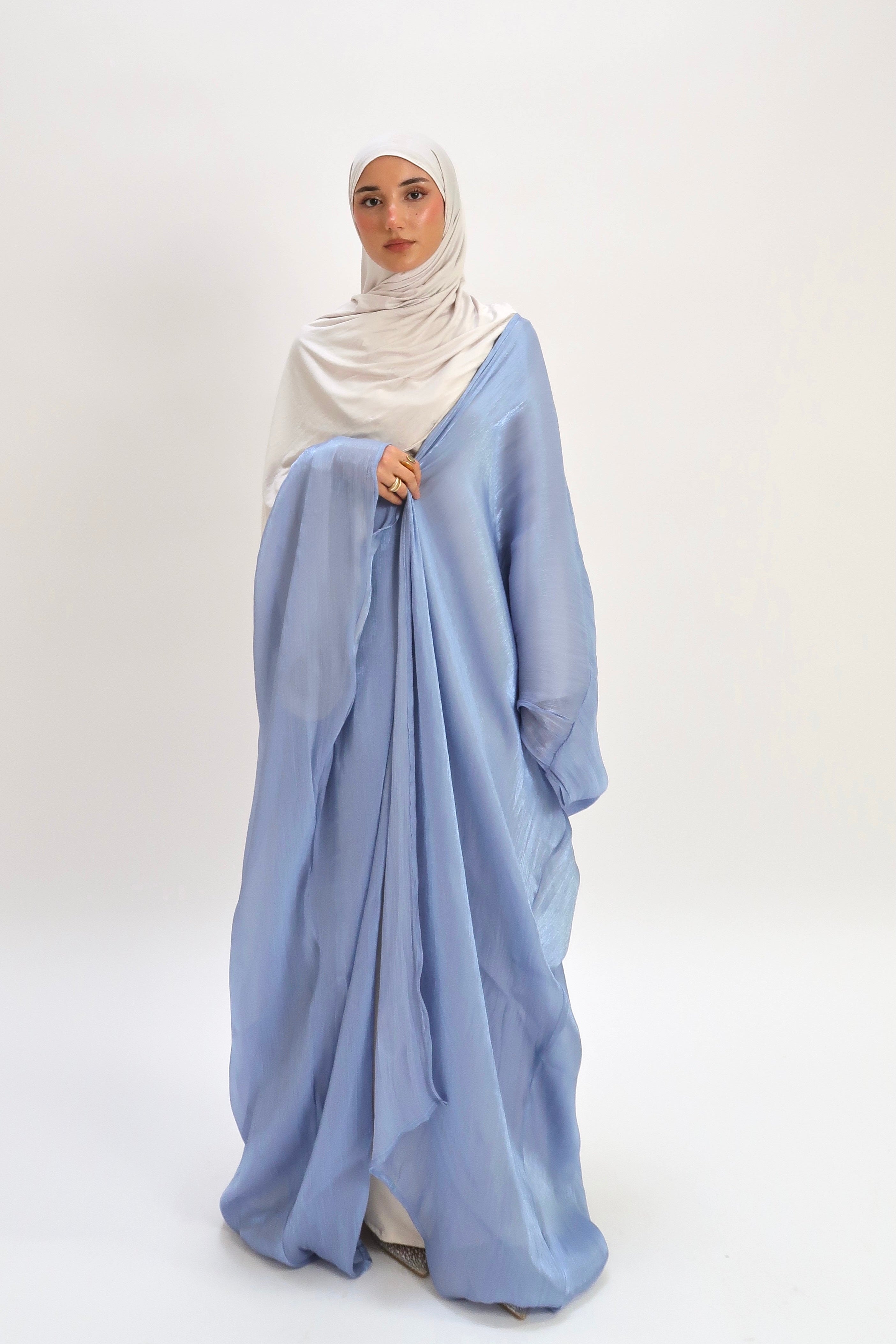 Abaya Shimmer Blue