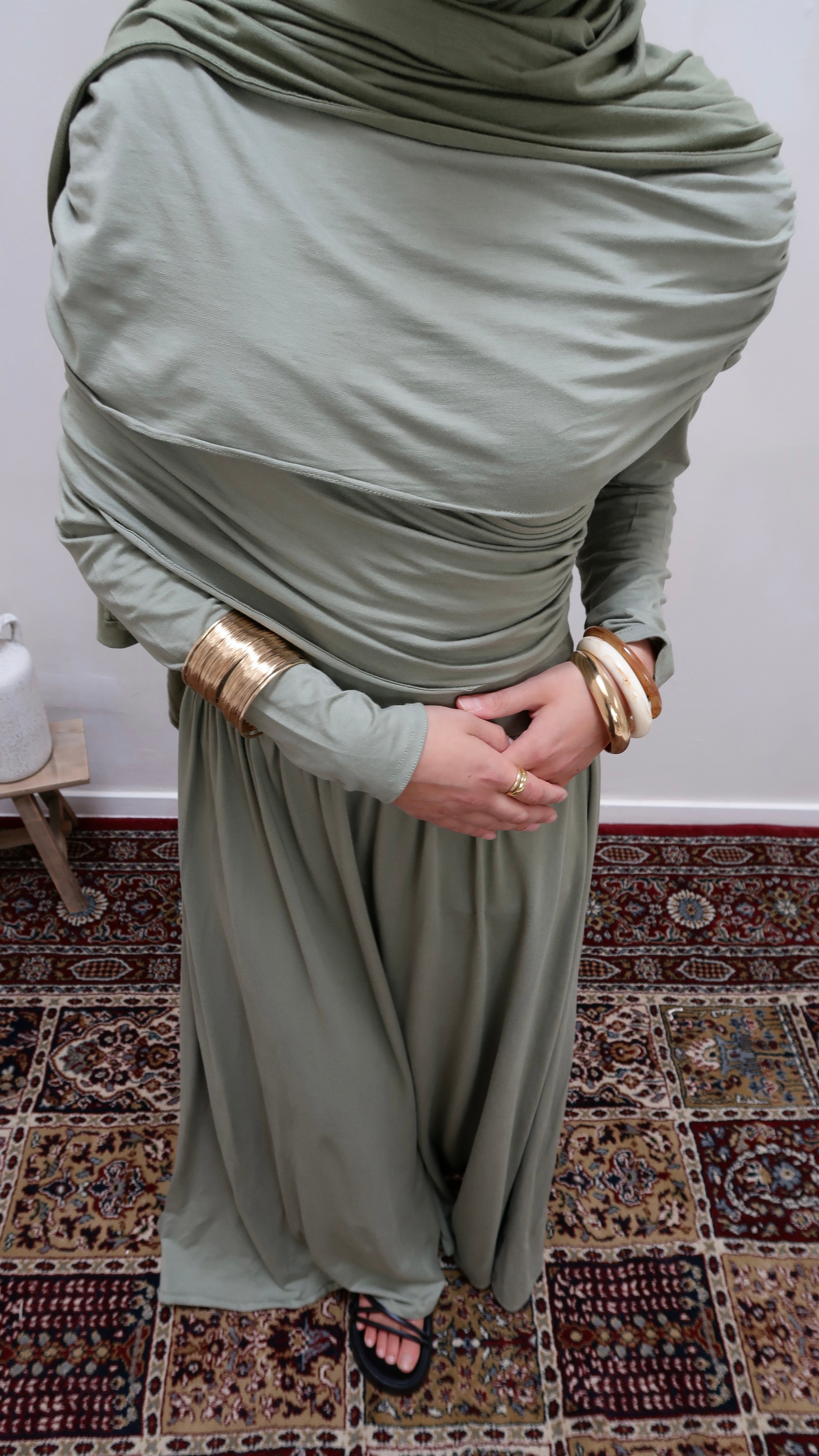 Draped dress viscose