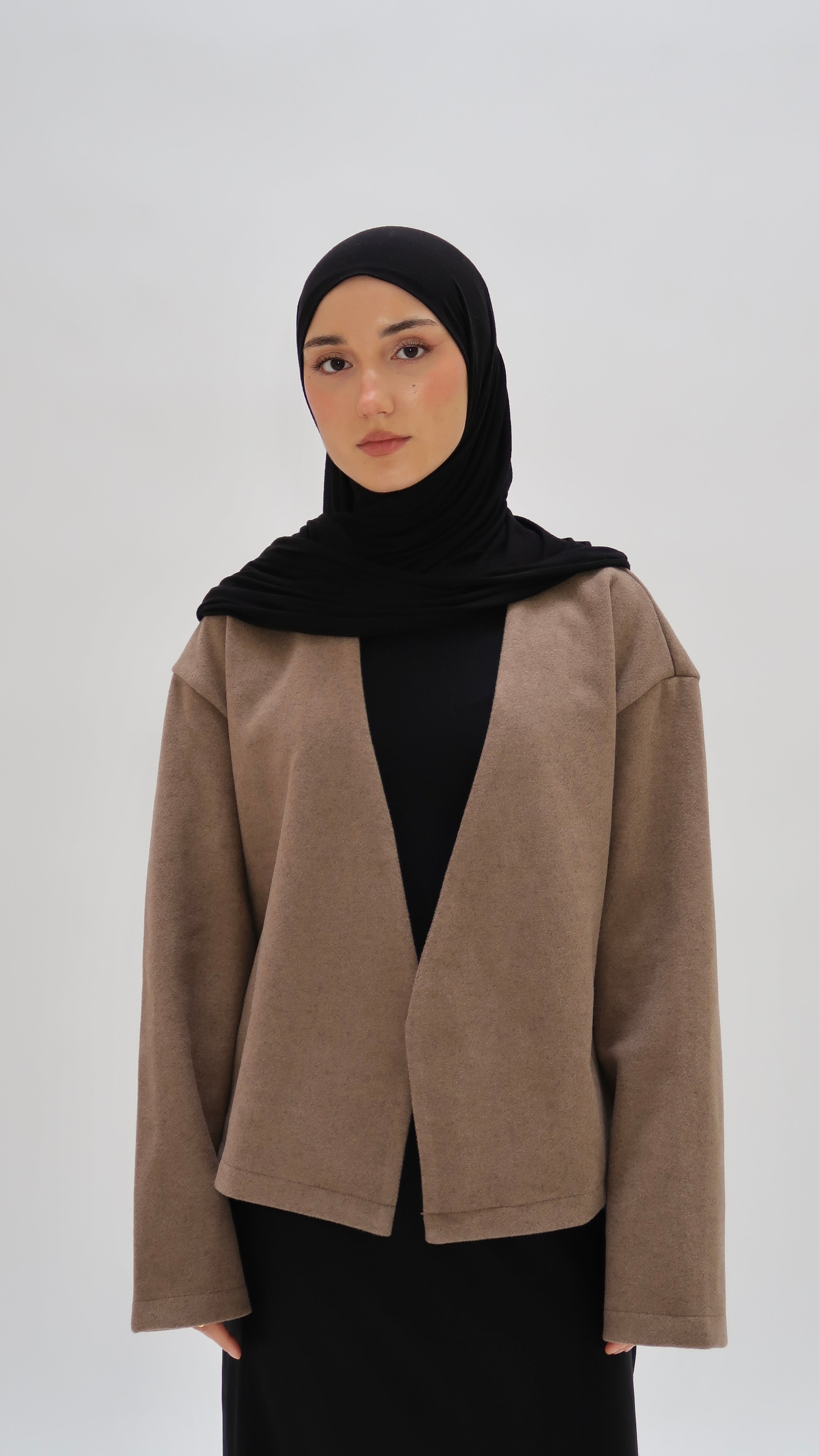 Übergangsjacke mit Gürtel