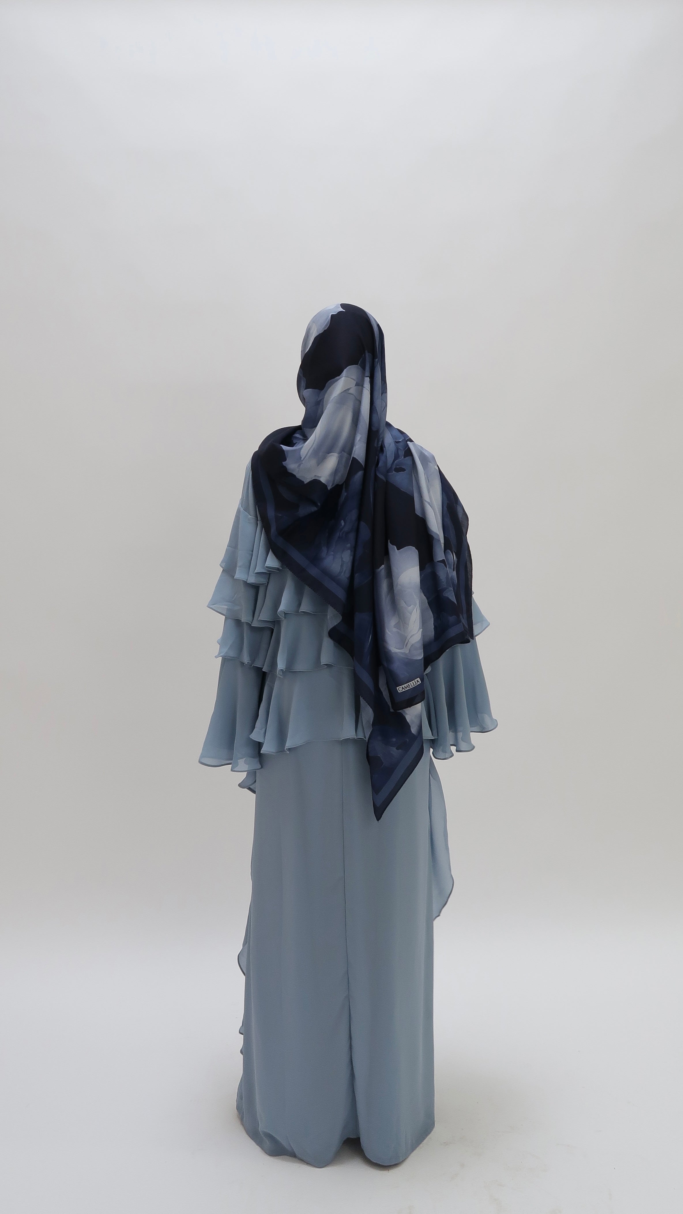 Ruffle Dress Blue