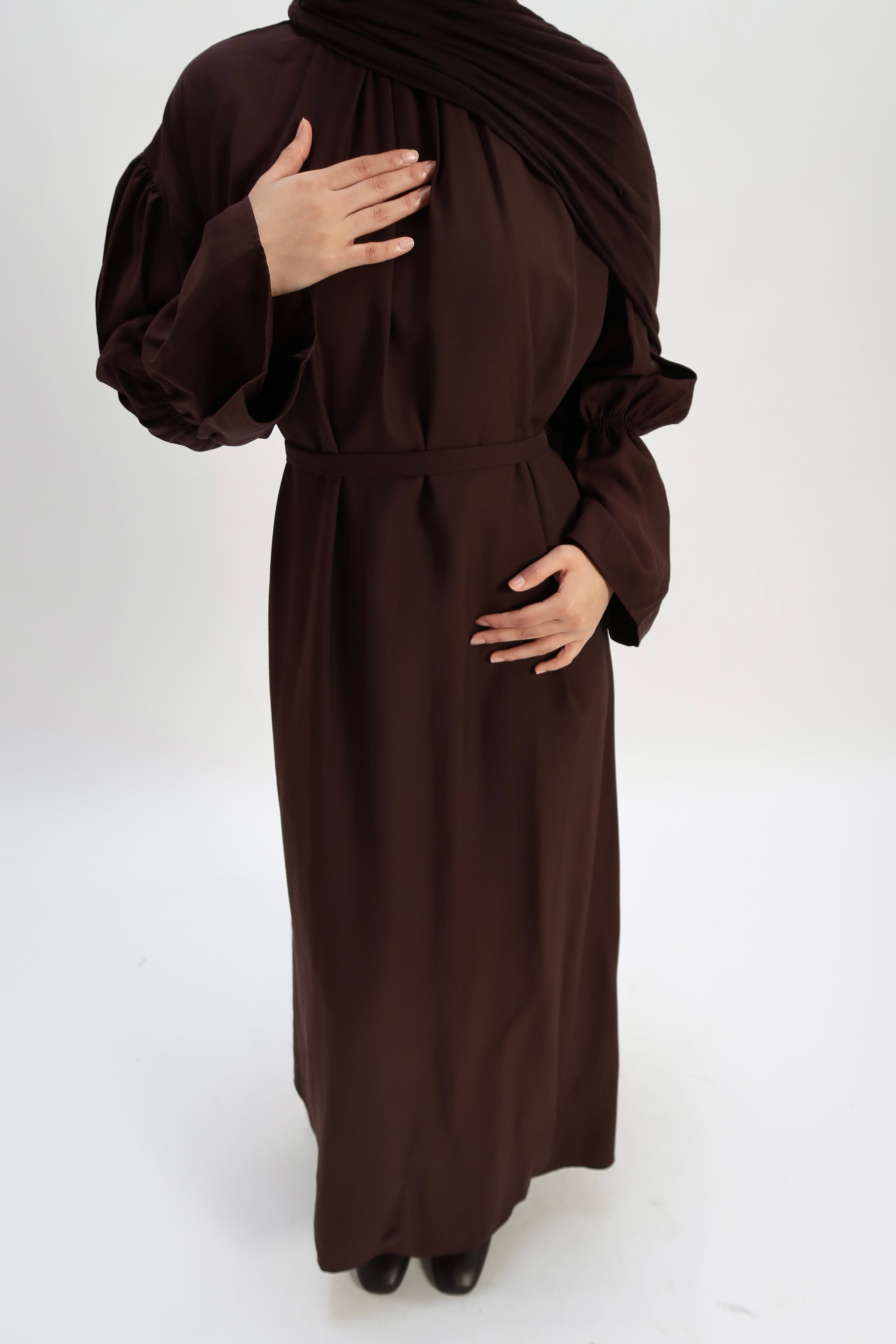 Leinen-Baumwollkleid