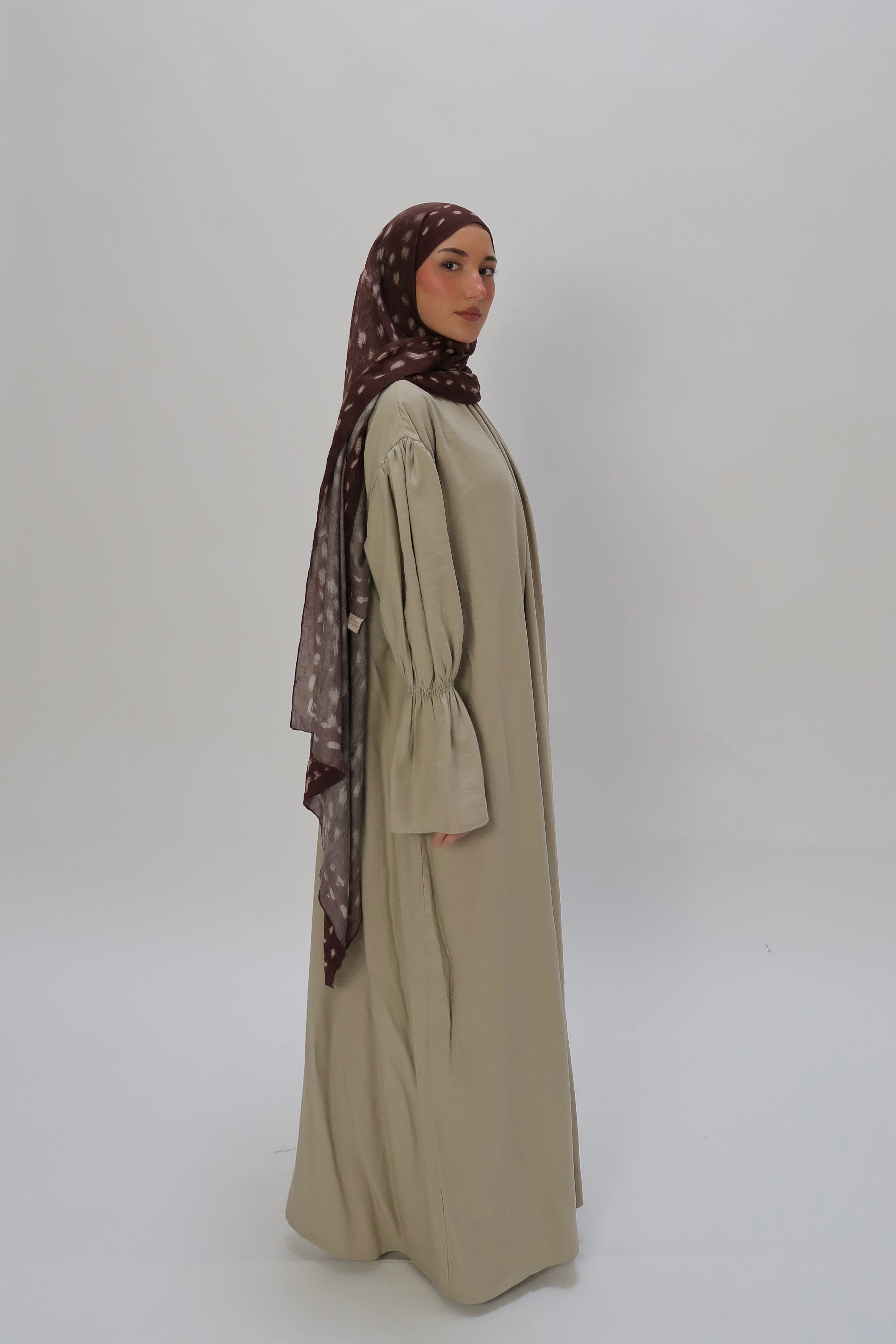 Leinen-Baumwollkleid