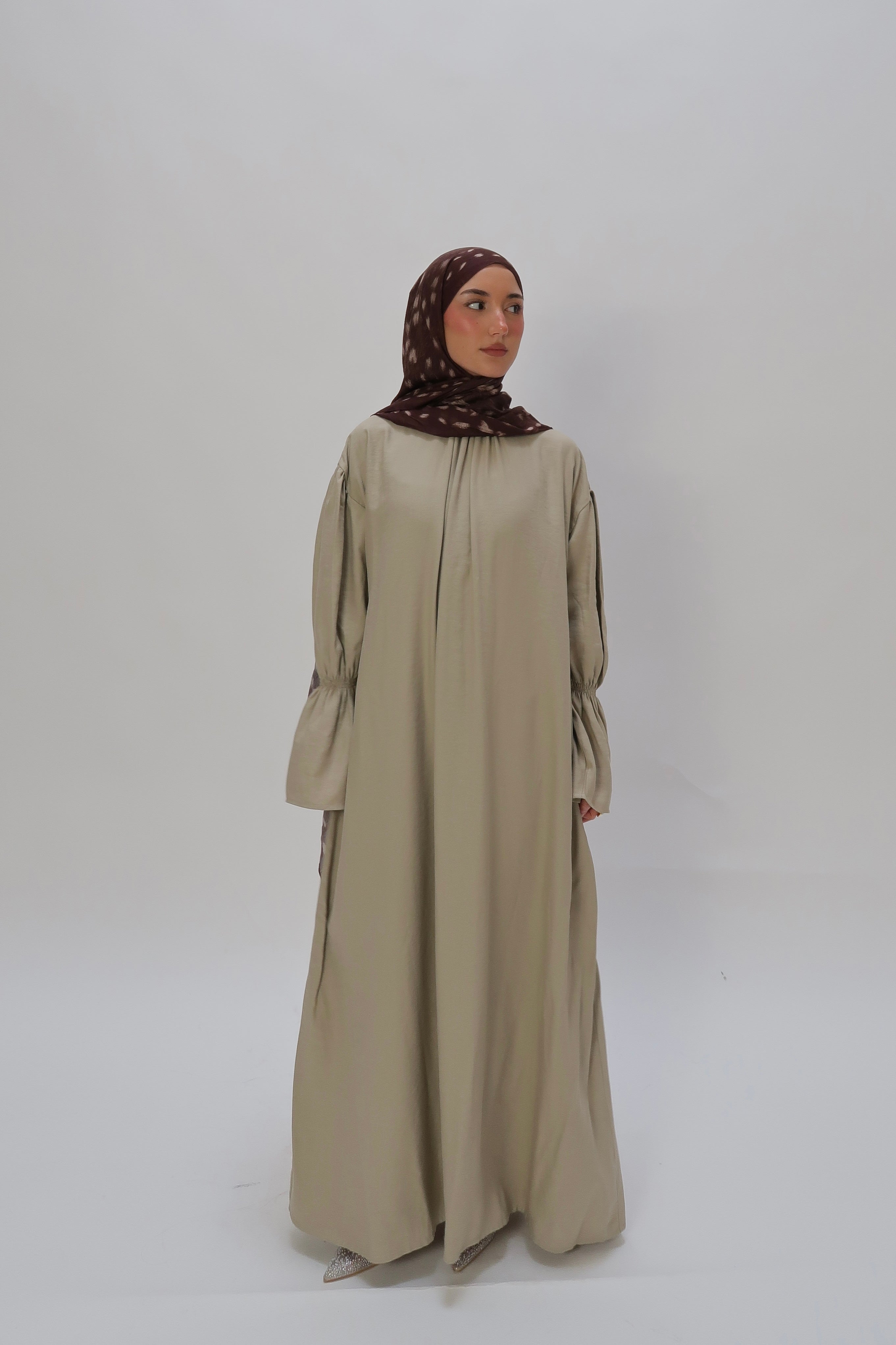 Leinen-Baumwollkleid