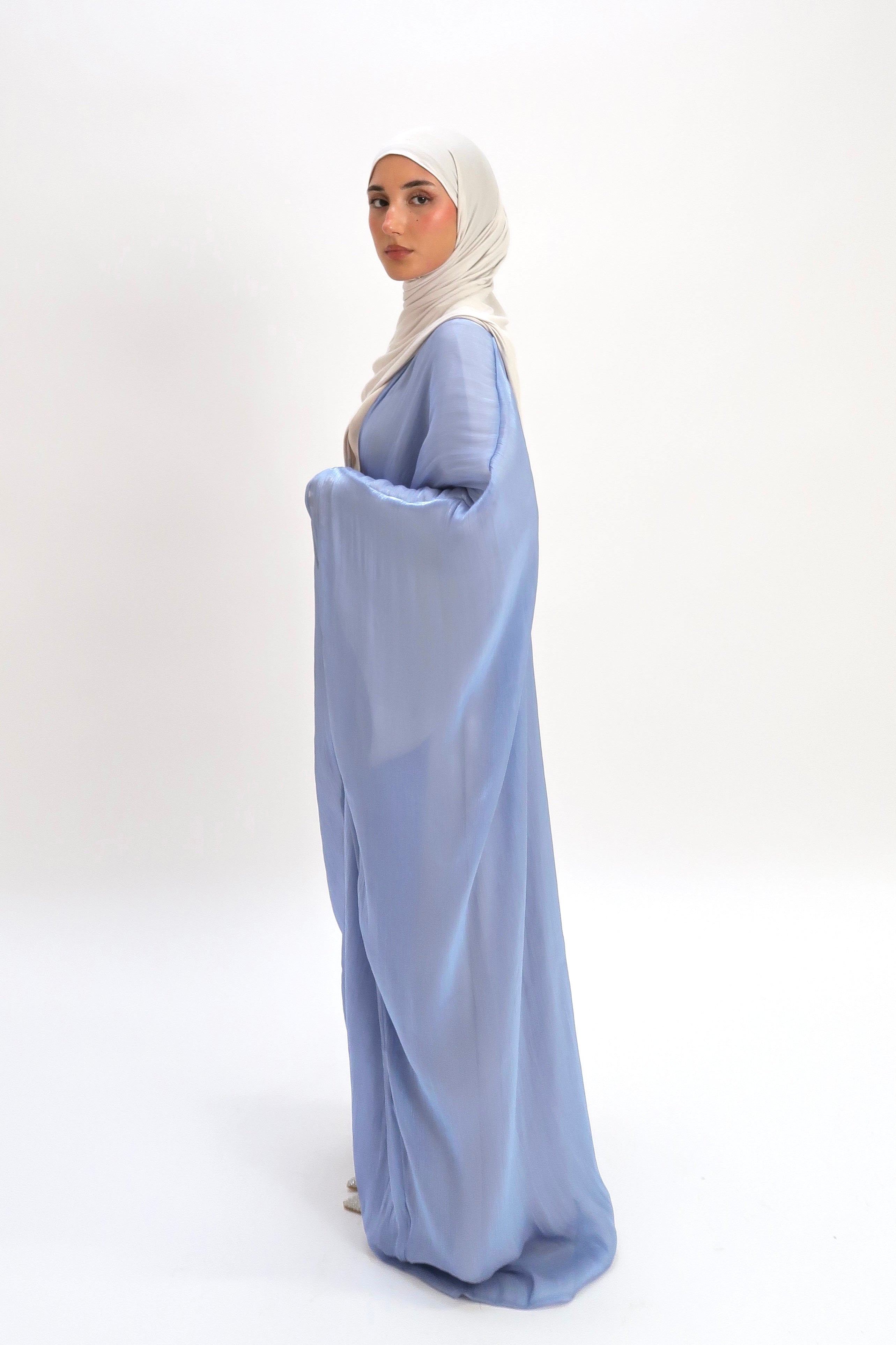 Abaya Shimmer Blue