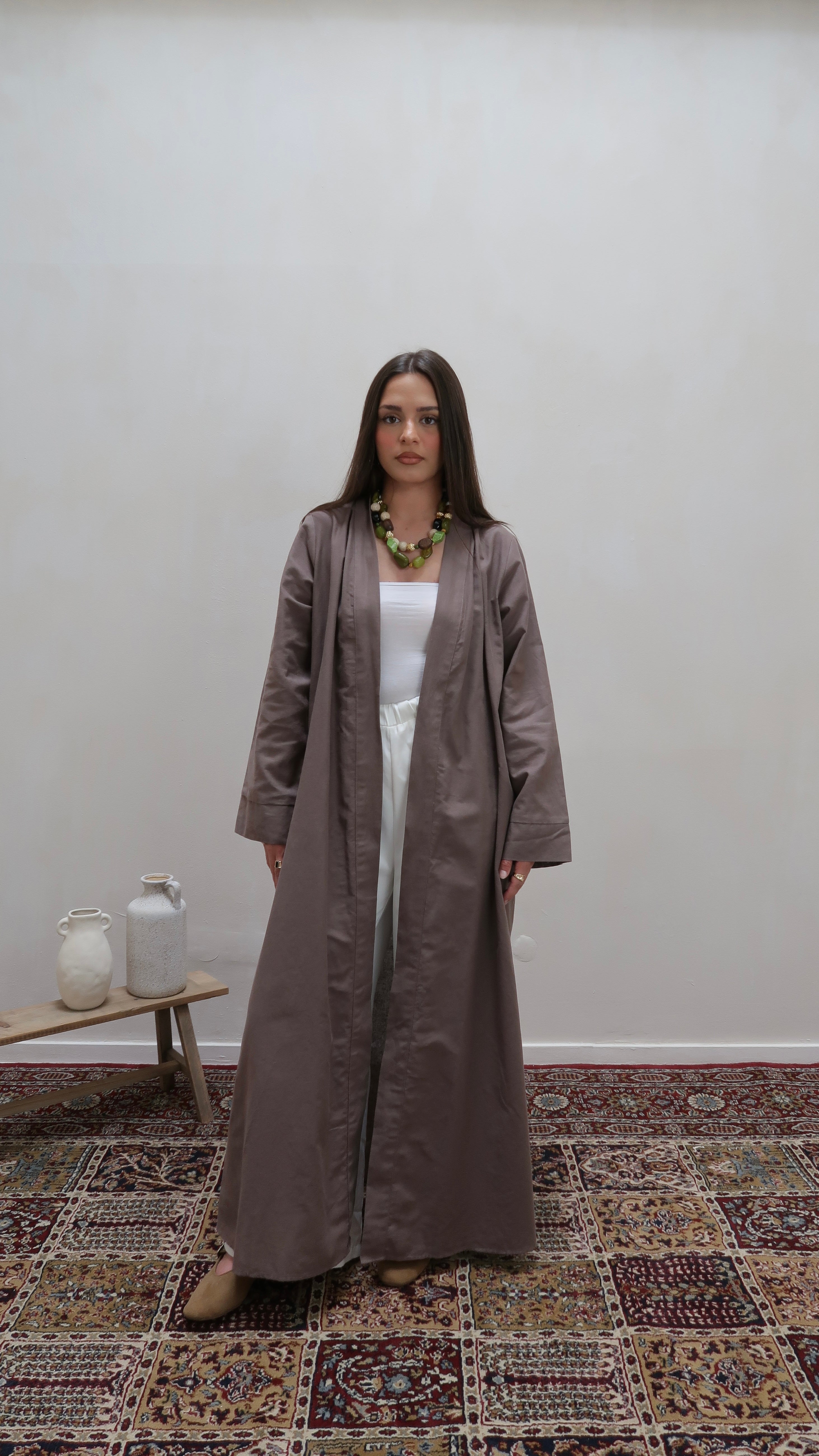 Kimono with belt Espresso