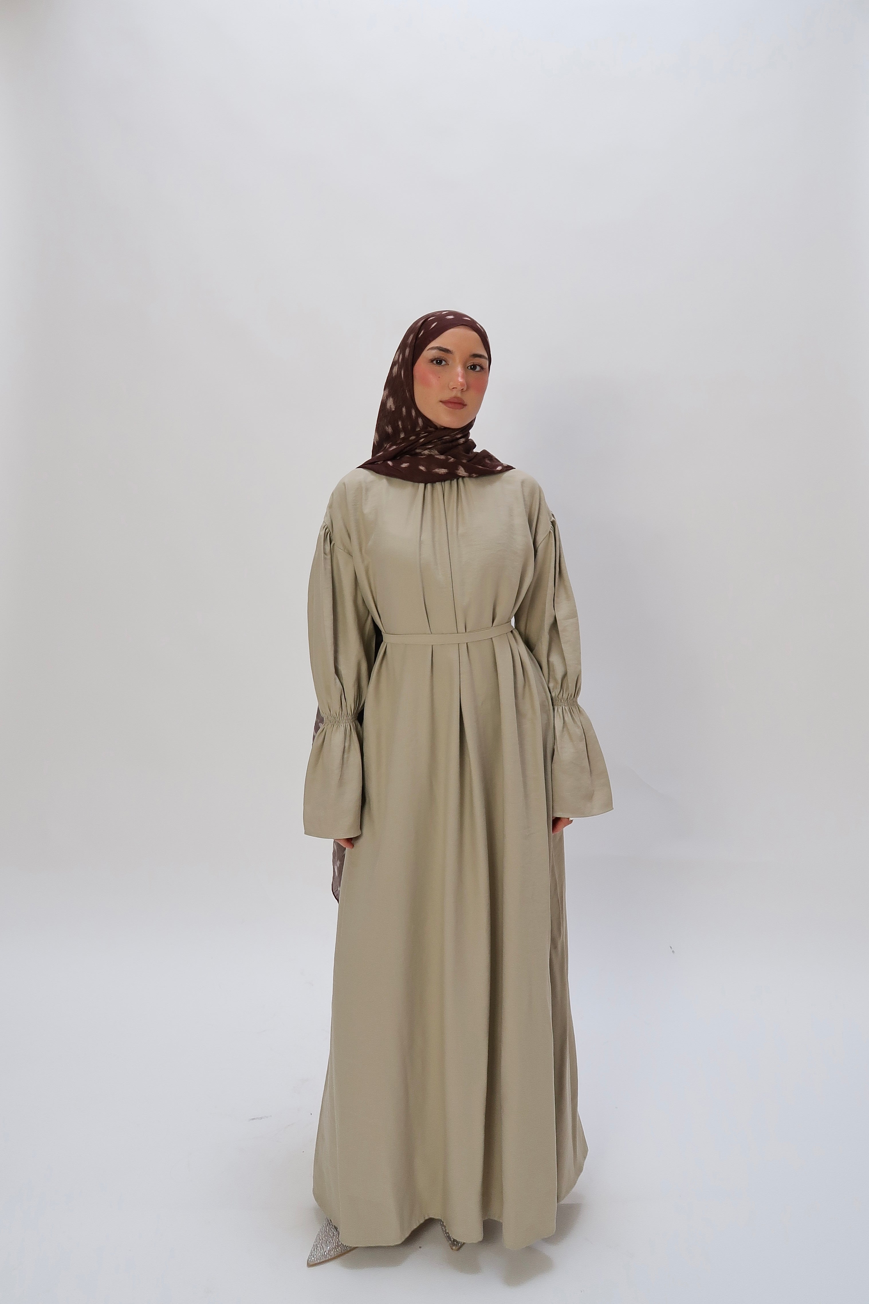 Leinen-Baumwollkleid