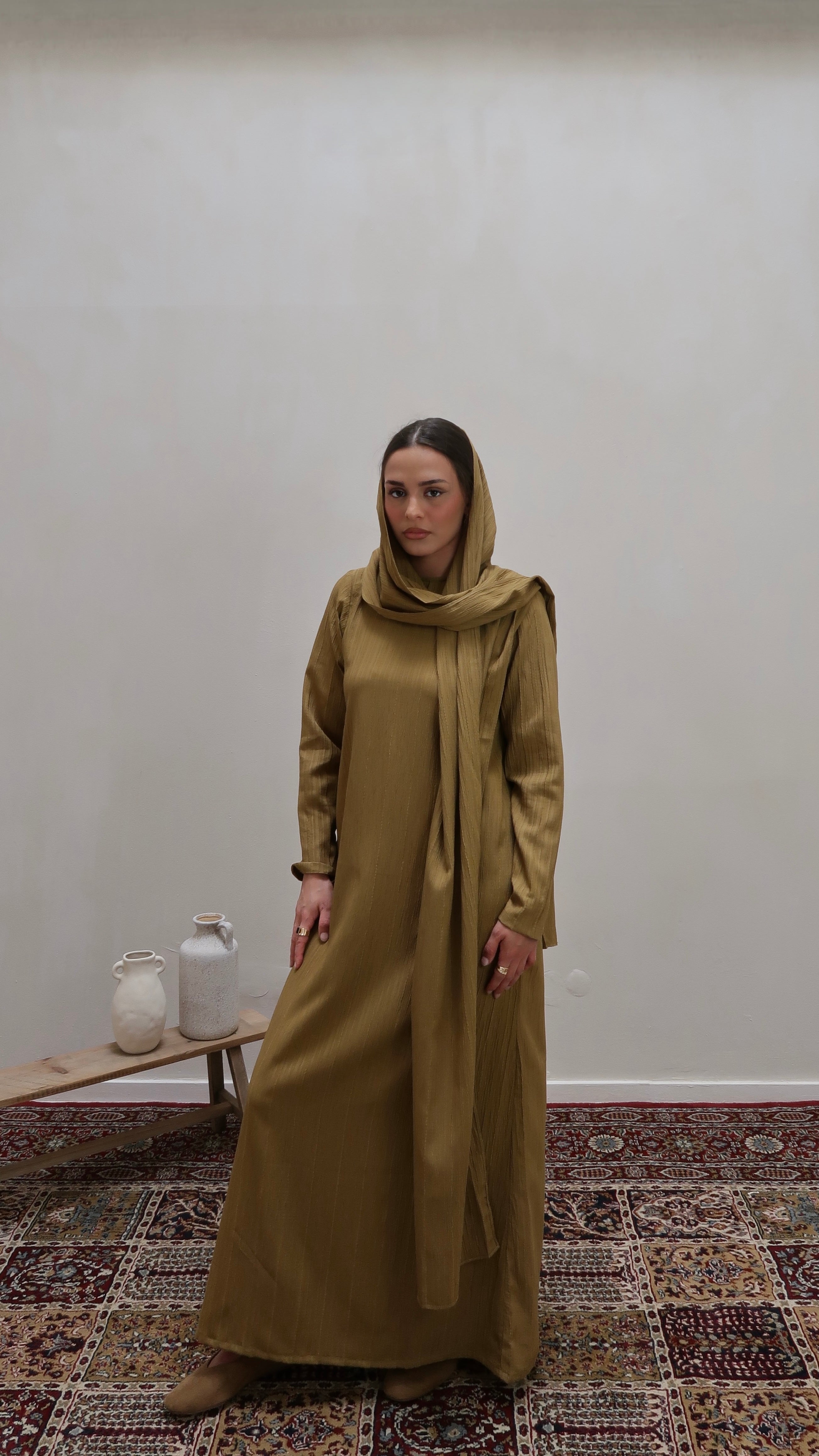 Strukturiertes Kleid