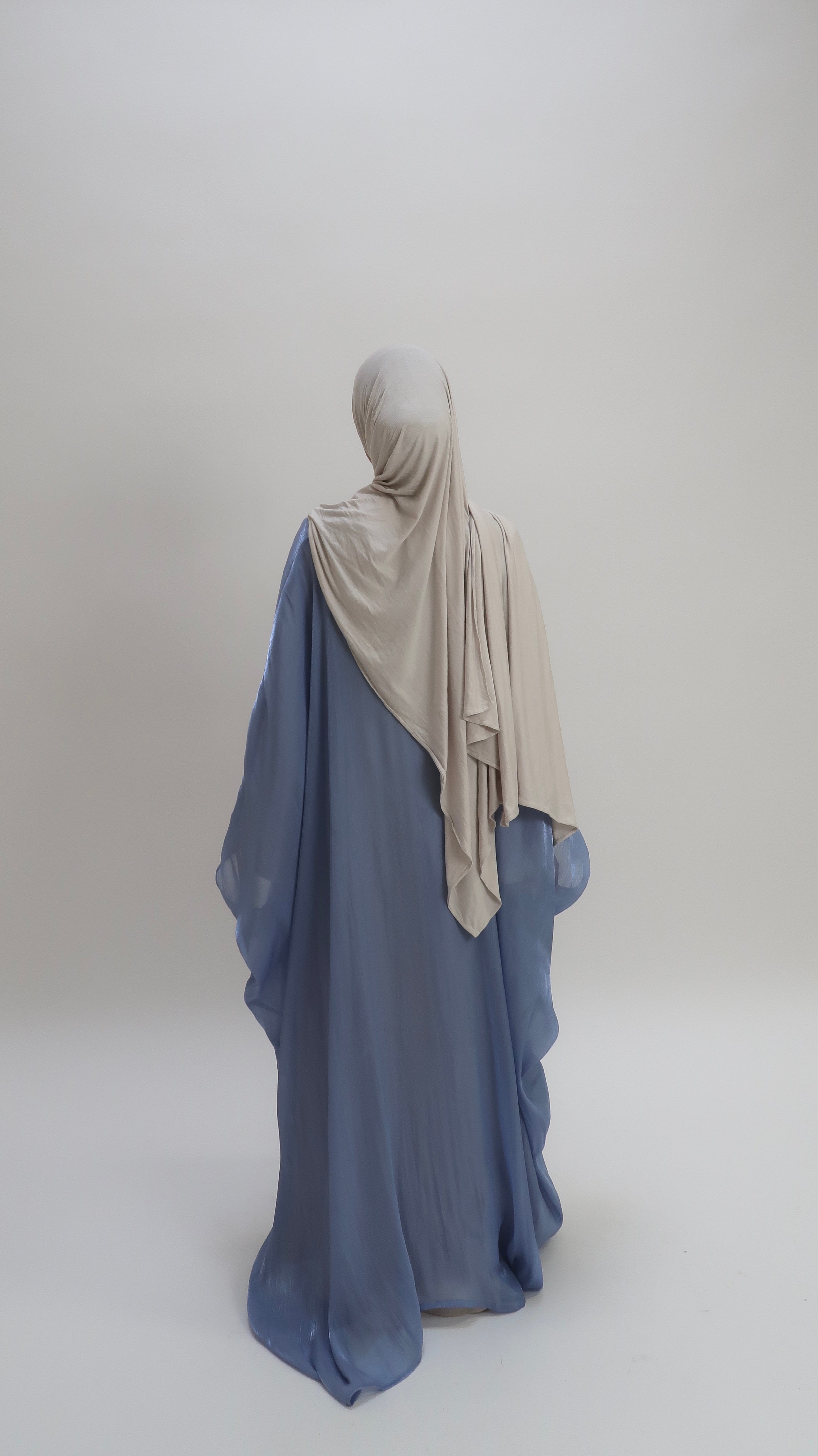 Abaya Shimmer Blue