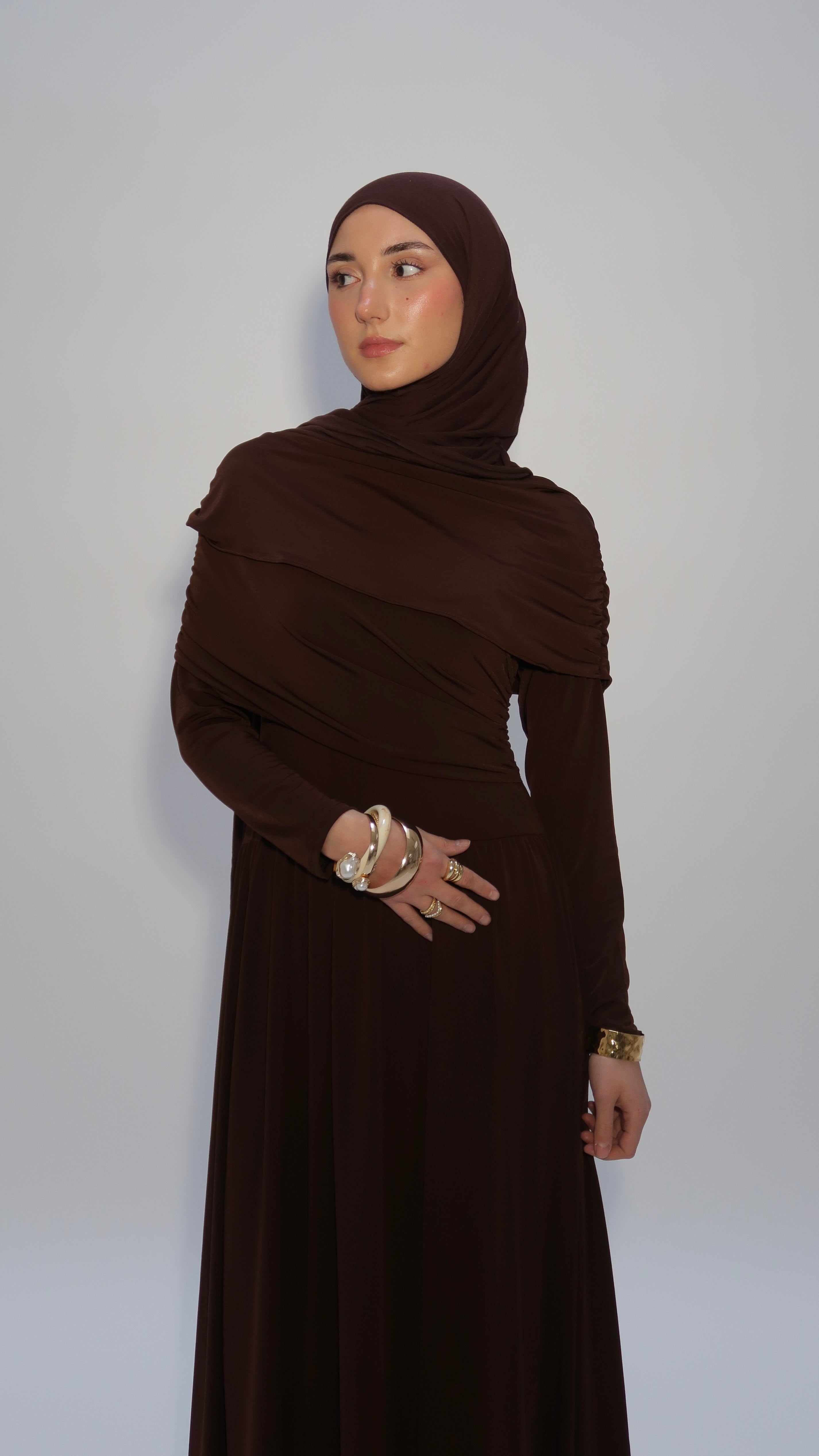 Drapiertes Kleid