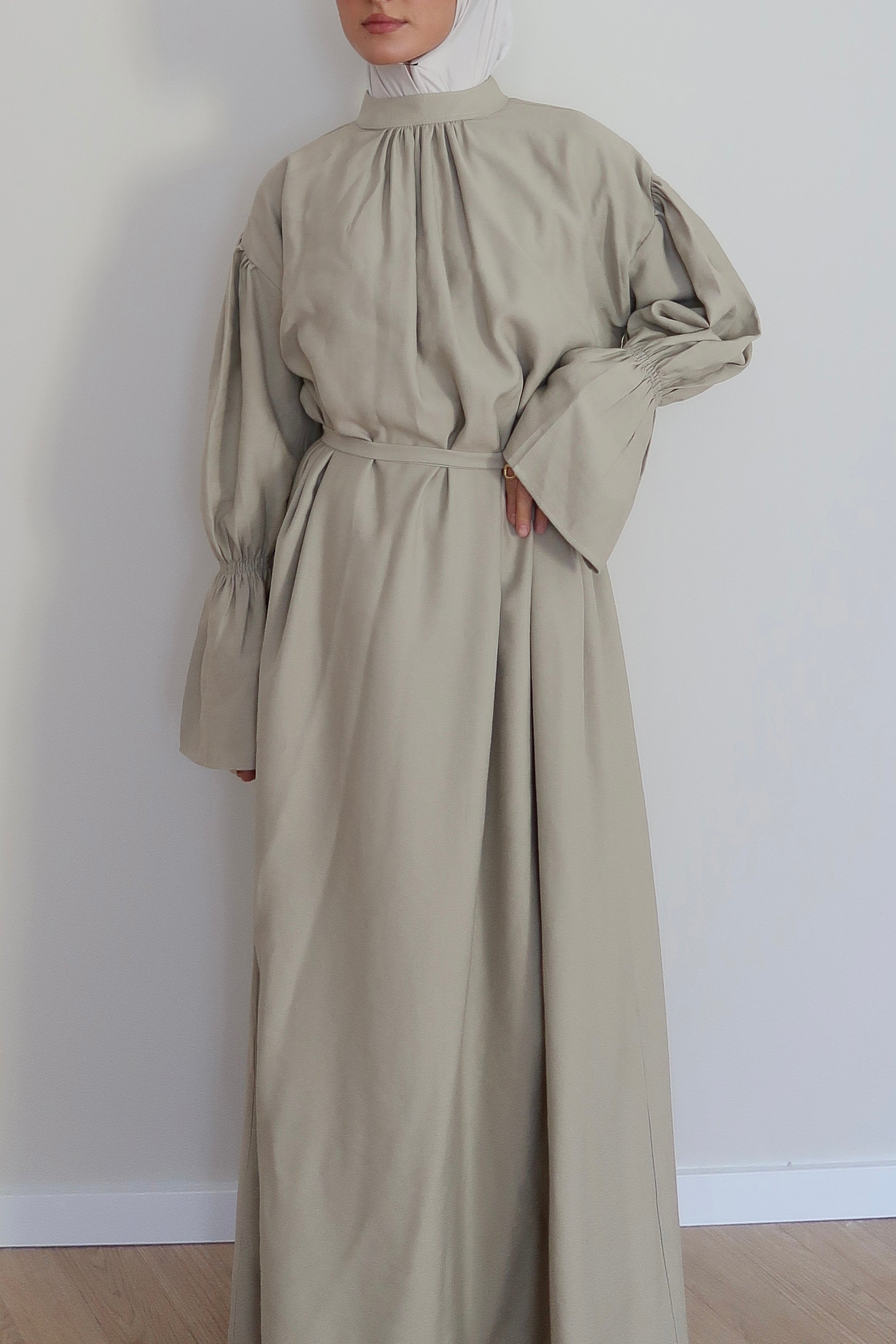 Leinen-Baumwollkleid