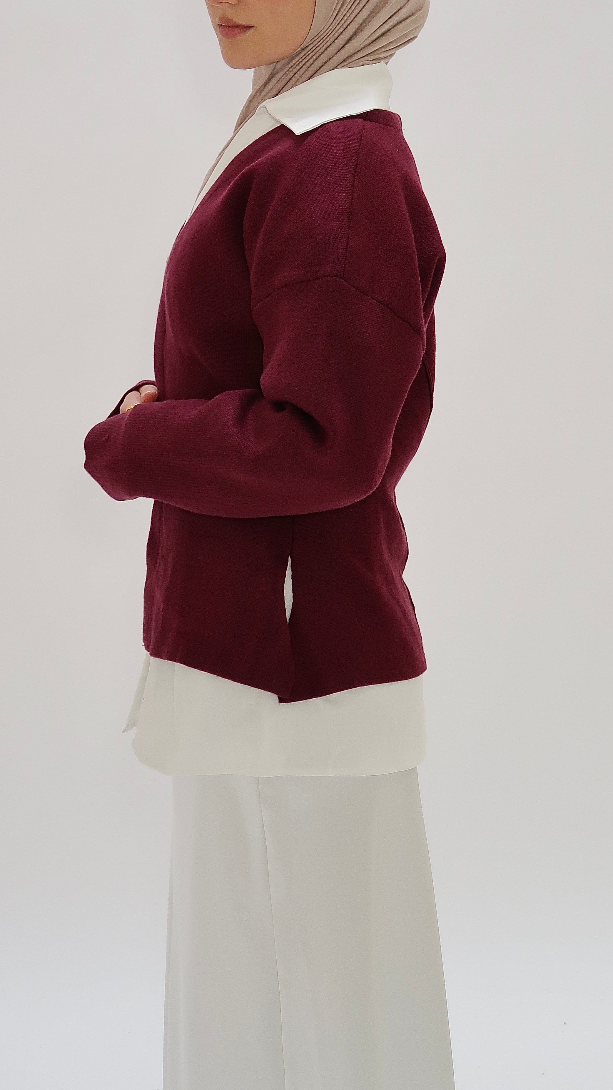 Cardigan tailliert