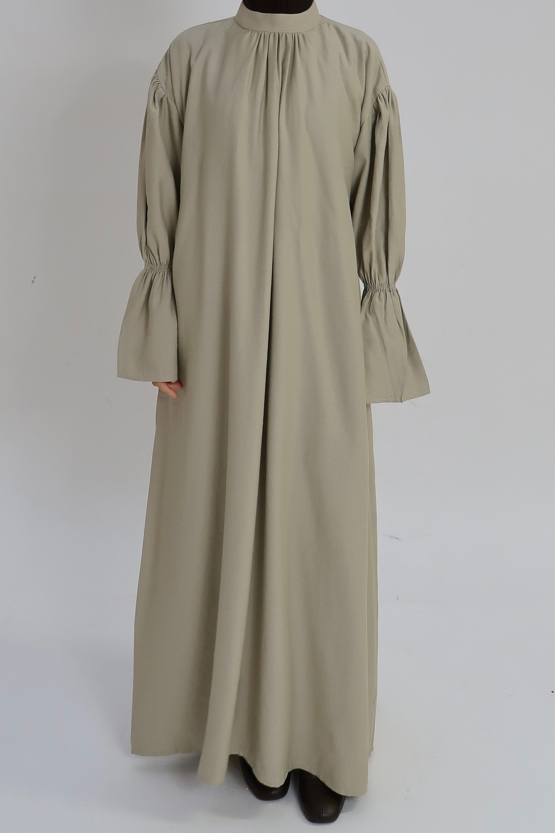 Leinen-Baumwollkleid