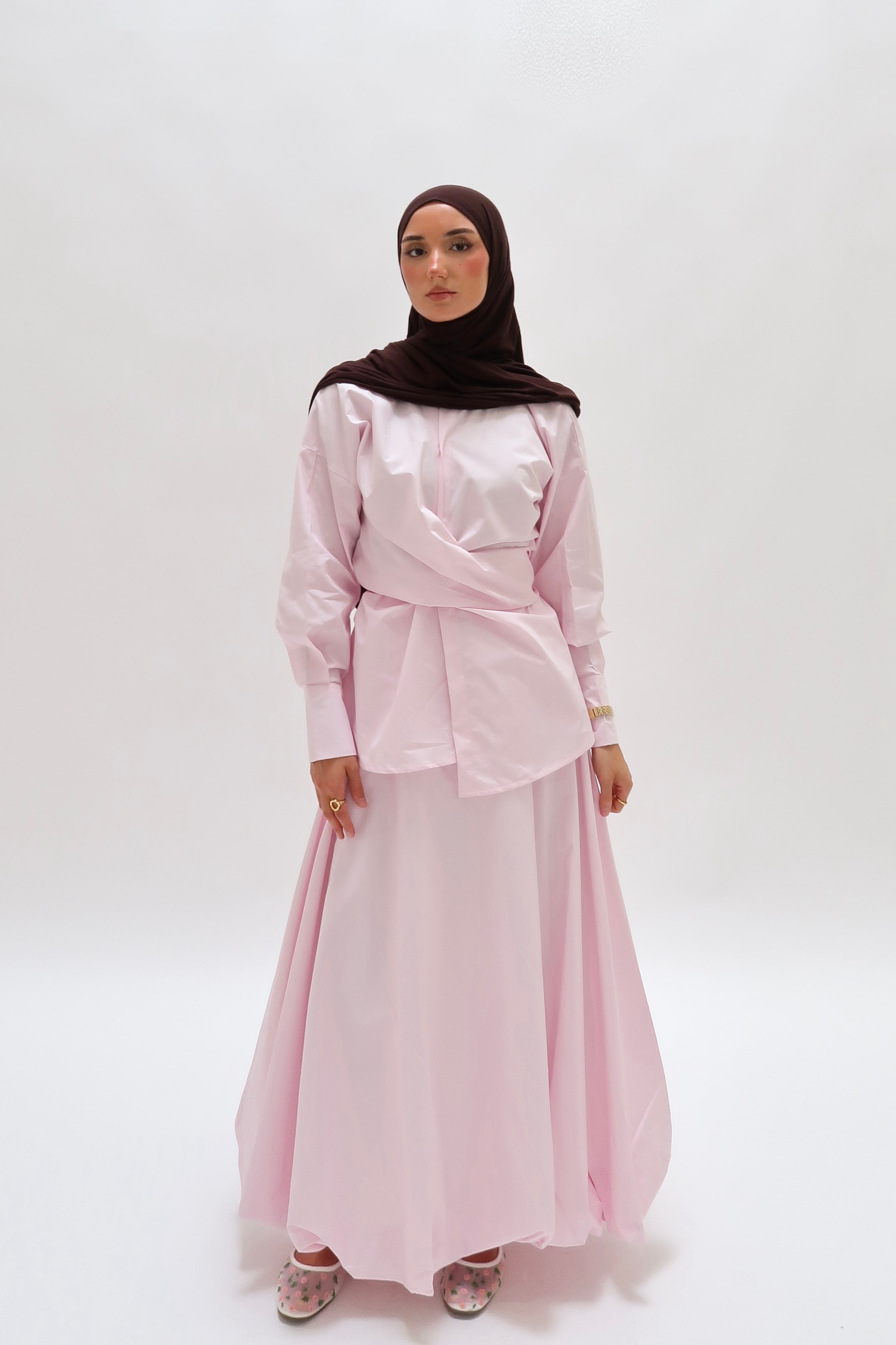 Zweiteiler Ballonrock Rosa