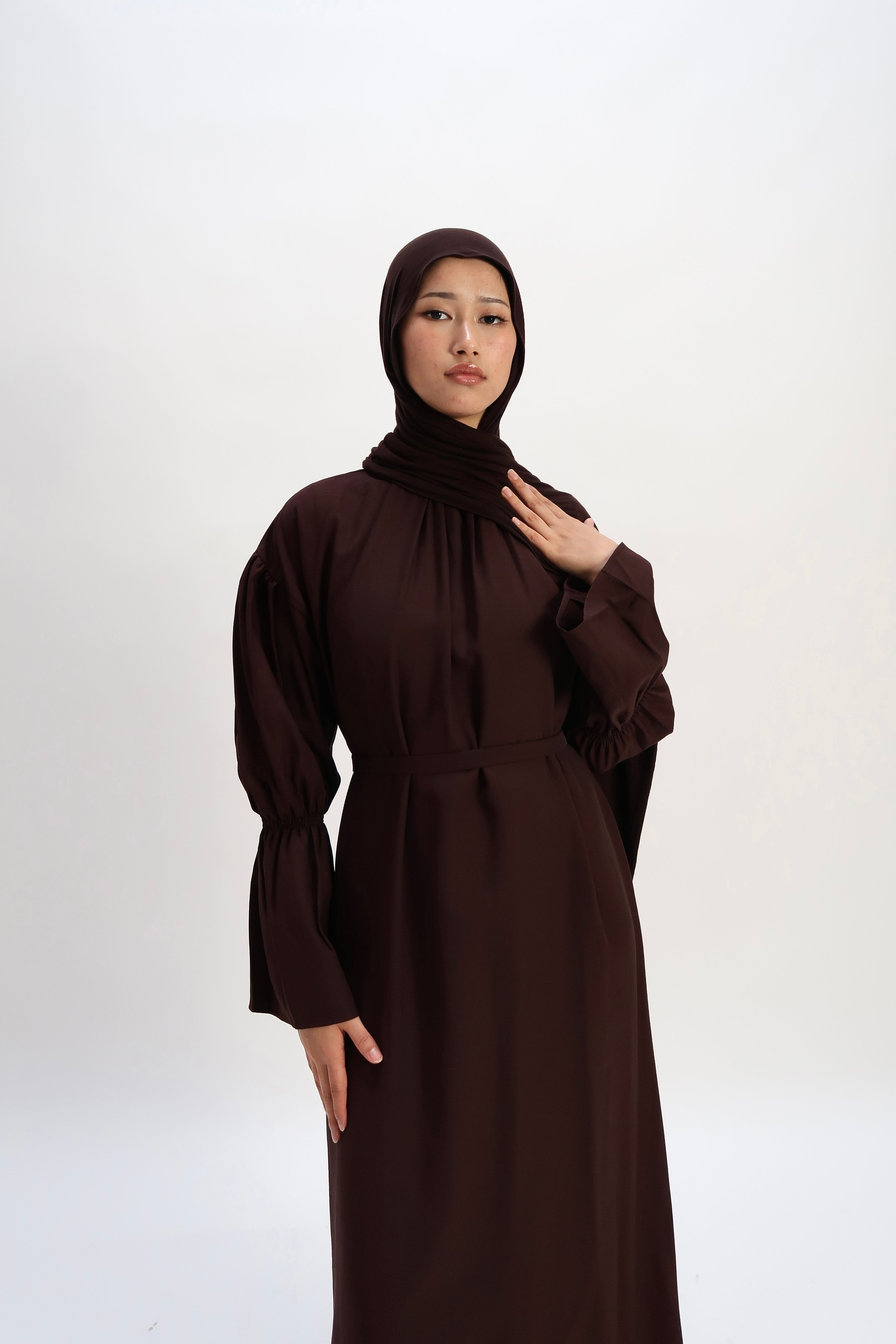 Leinen-Baumwollkleid