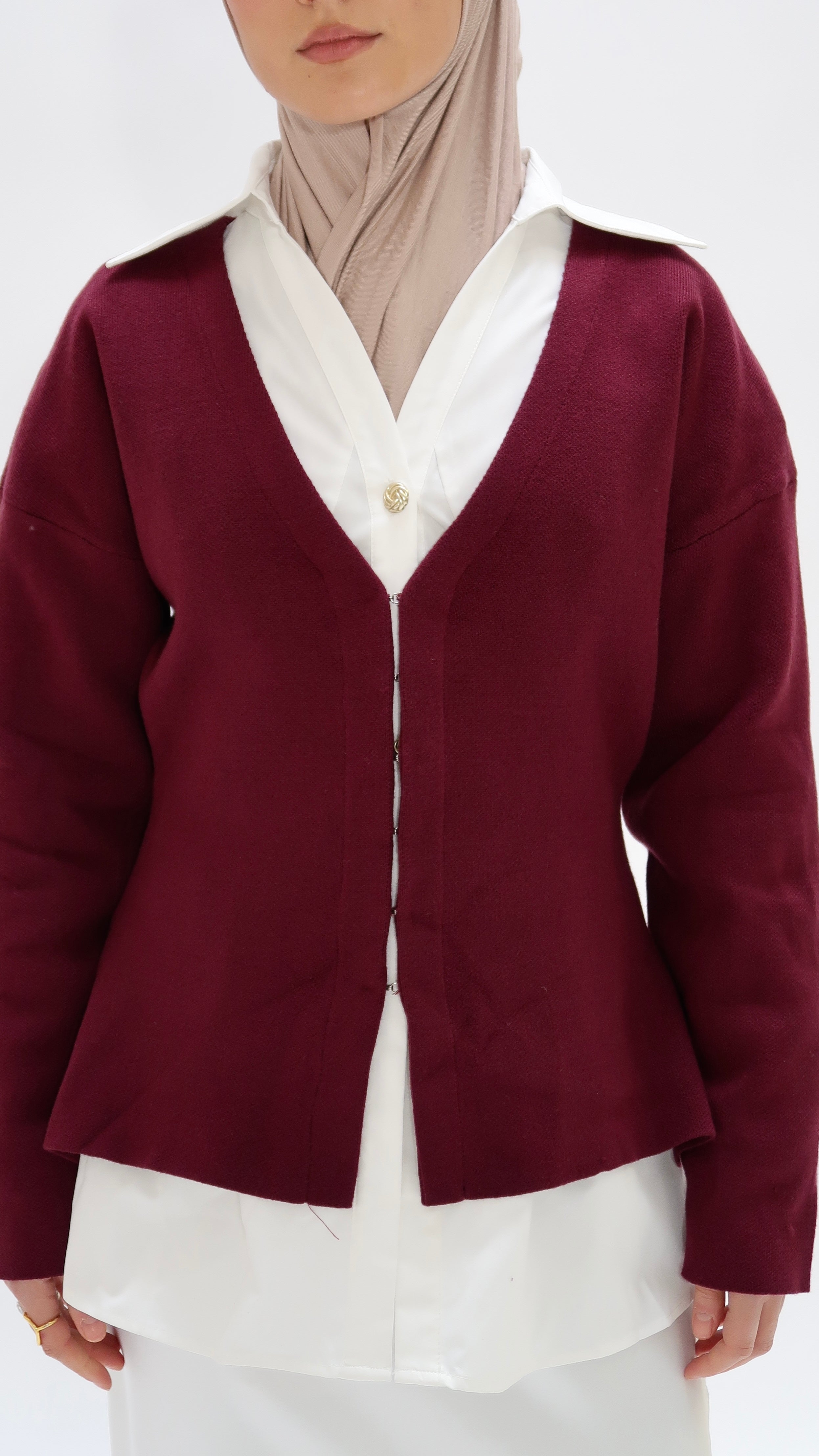 Cardigan tailliert
