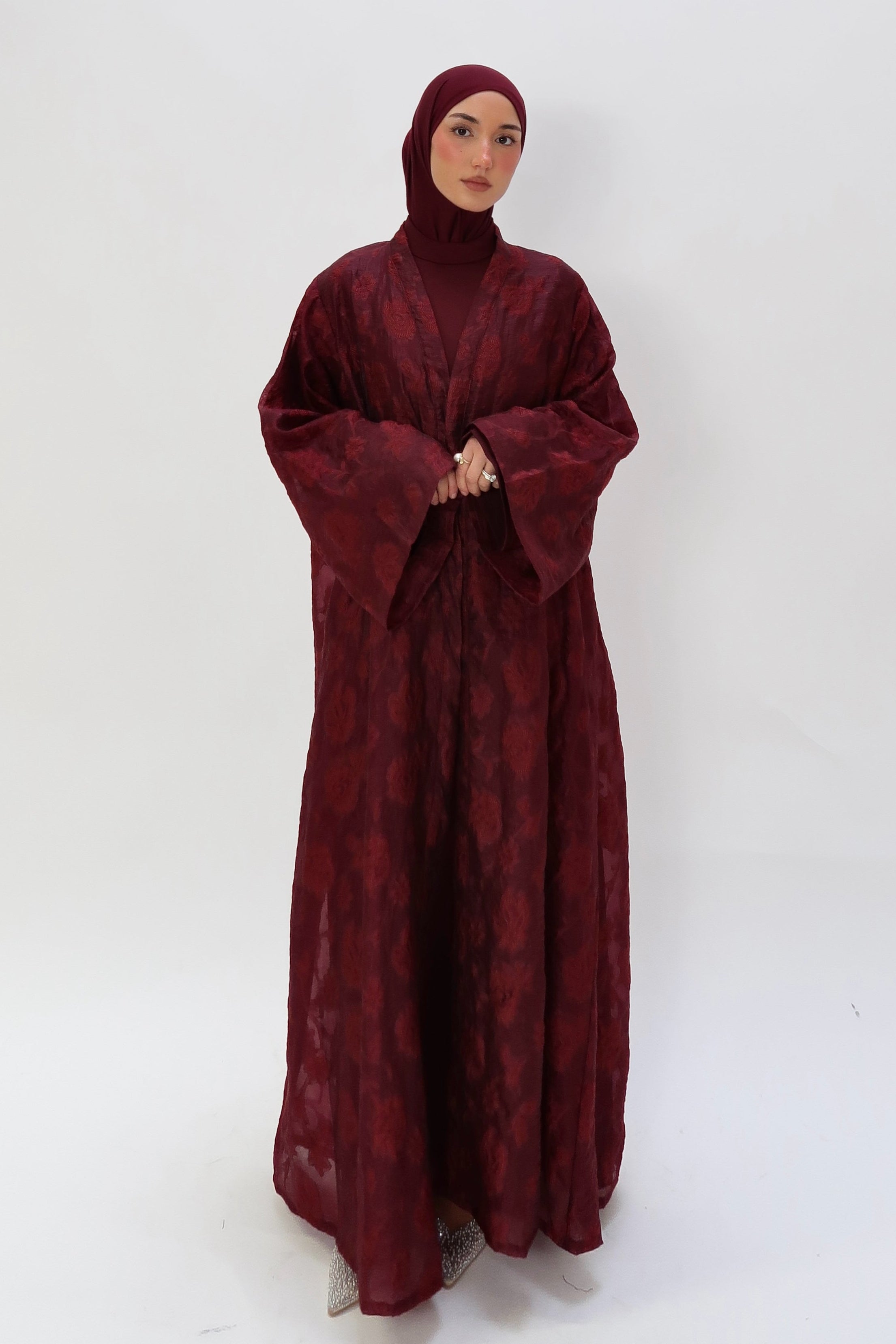 Abaya Osmanthus Burgundy