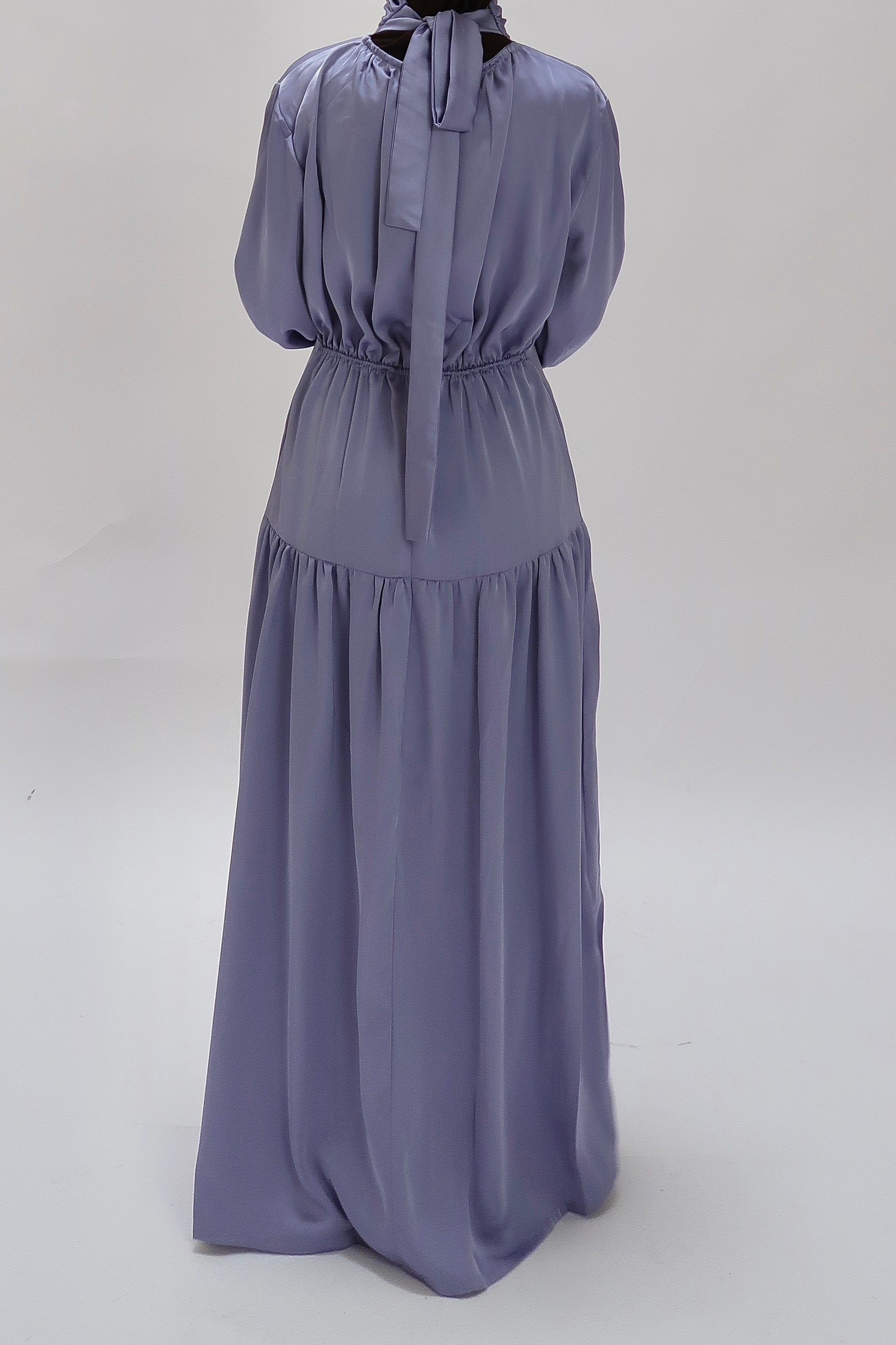 Silkkleid Iceblue