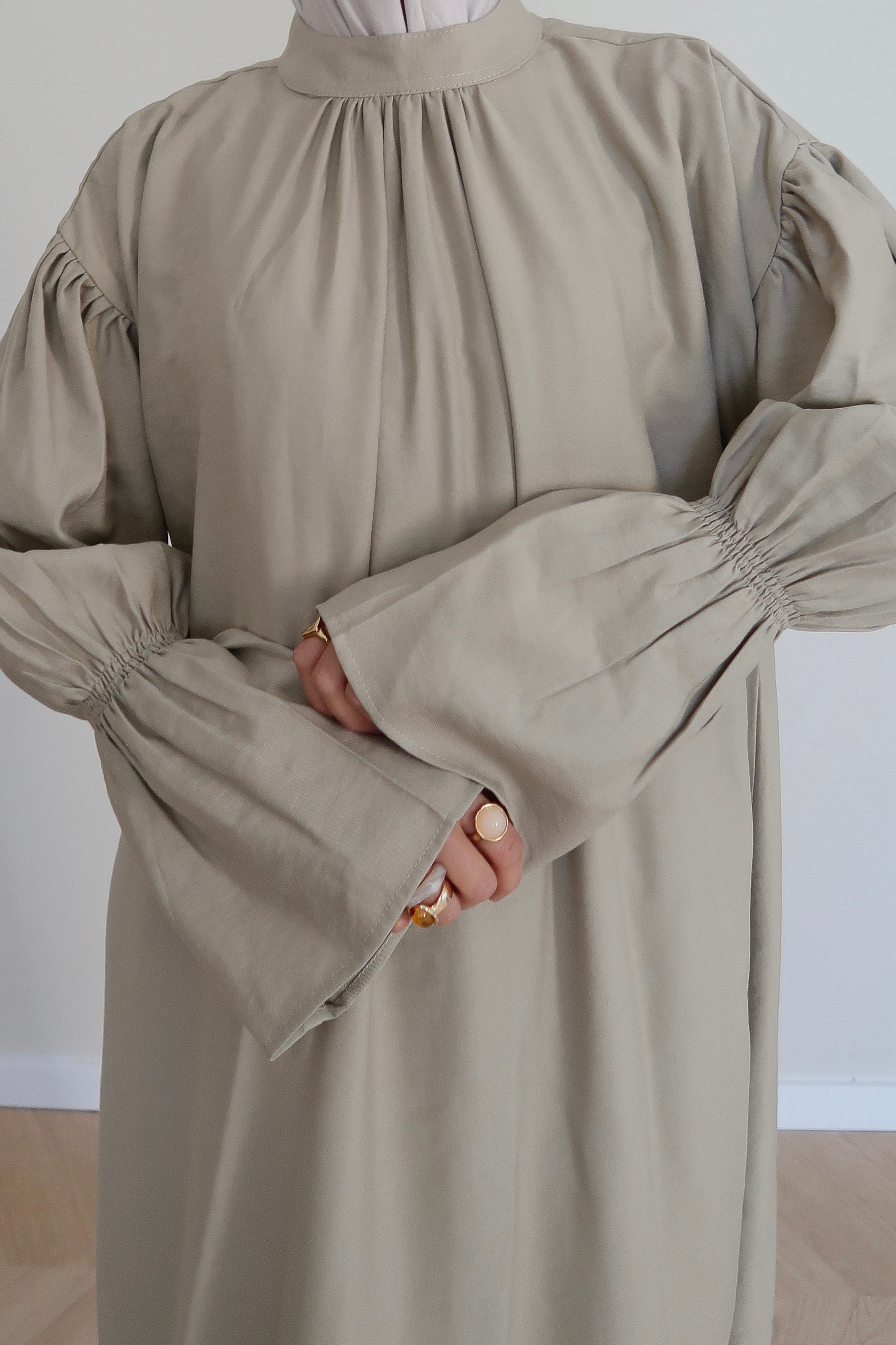 Leinen-Baumwollkleid