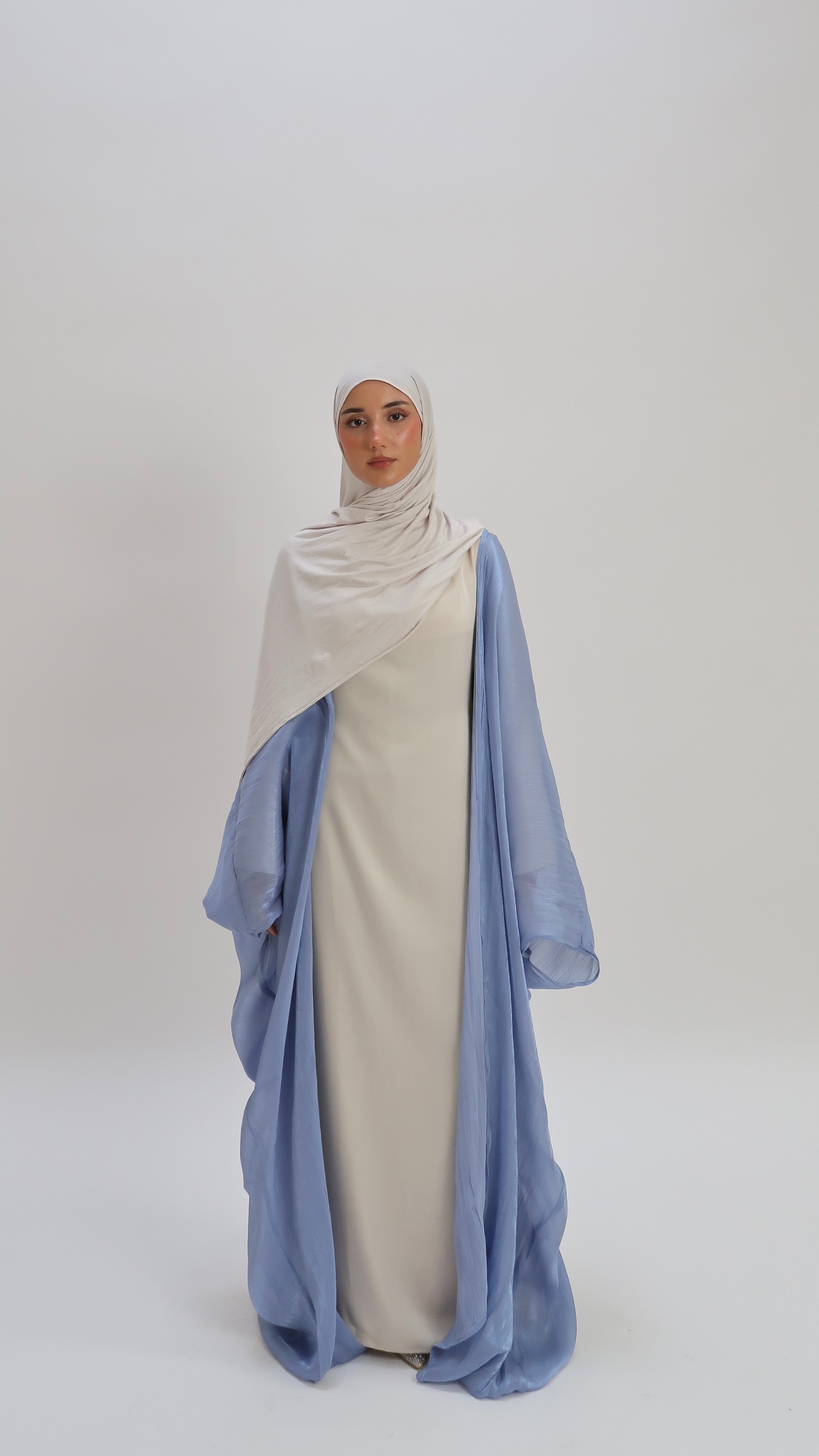 Abaya Shimmer Blue