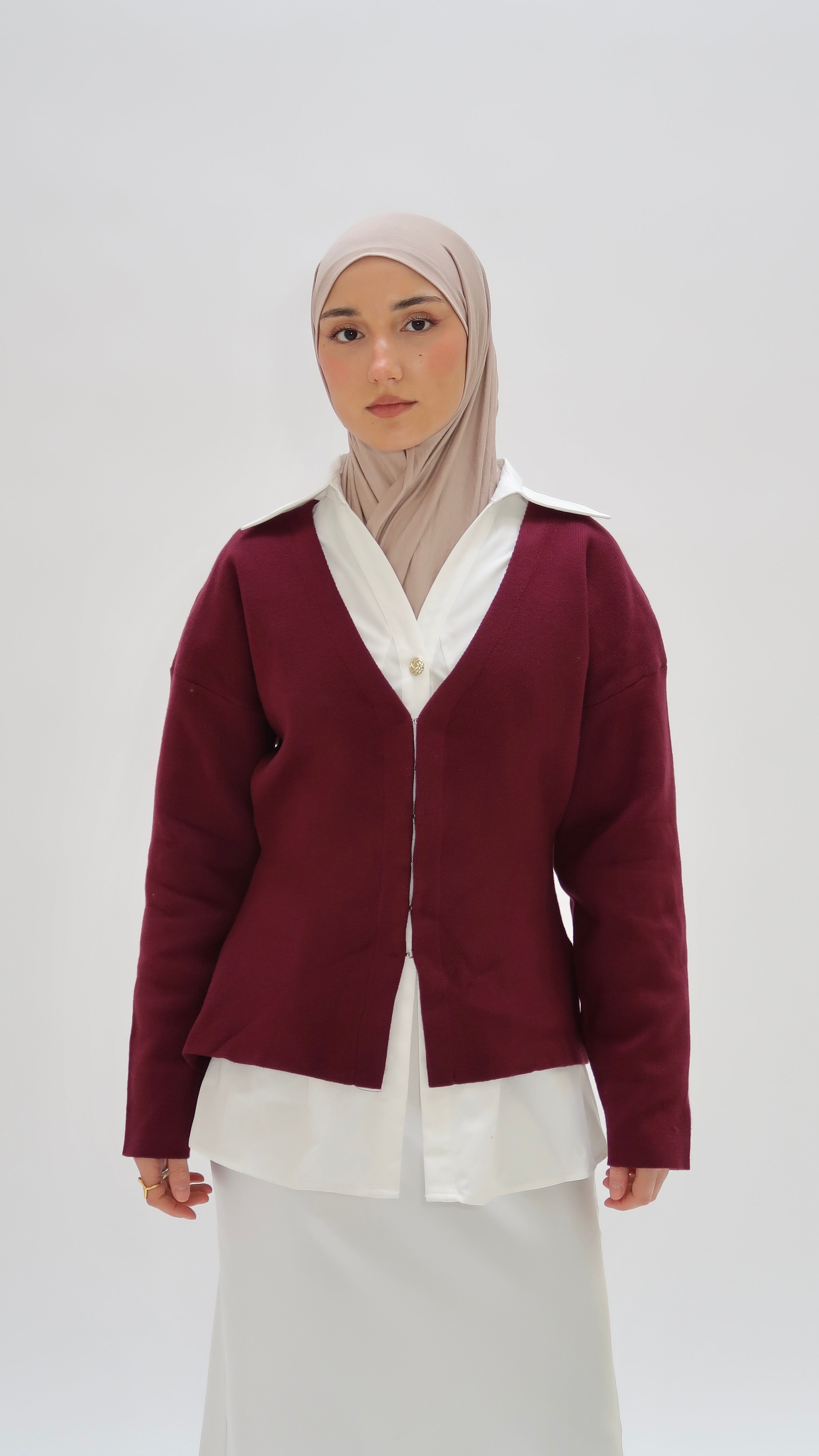 Cardigan tailliert